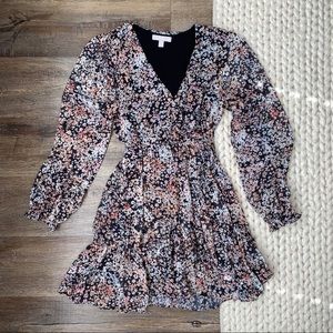 Chelsea28 Floral Print Mini Dress